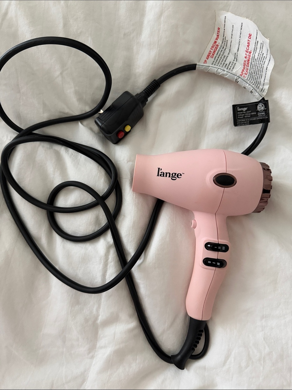 L’ange compact mini hair dryer